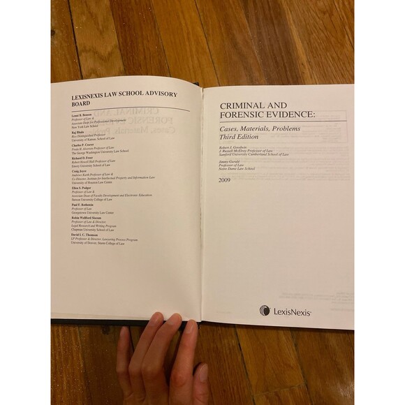 Criminal and Forensic Evidence: Cases, Materials, Problems, 3rd Edition - Picture 2 of 6